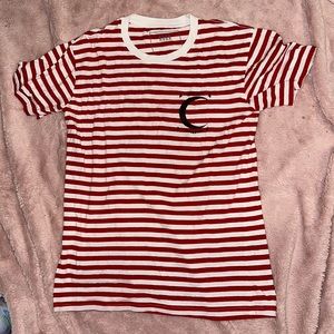 Soo.zyy x Four eyes collab striped shirt